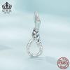 Aifule plata esterlina original s925 oxidación personalidad cuentas de escorpión diy pulsera cuentas sueltas cuentas de joyería SCC2509
