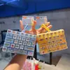 Novo produto criativo e fofo: Chaveiro de brinquedo de botão antiestresse com 26 teclas, acessório de pingente para bolsa infantil, diversão sem parar