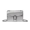 Bolso para Mujer con Relieve de Patrón de Cocodrilo Yuozi Transfronterizo Verano 2025 Nuevo Retro Europeo y Americano Hombro Único Cruzado Cadena Bolso Cuadrado Pequeño