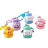 Llavero Popular Sanrio Color Macarrón Colgante de Corazón Dulce y Femenino Accesorios Decorativos para Mochila Escolar de Estudiante