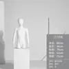 Maniquíes de utilería para niños de color blanco mate, maniquí de cuerpo completo para niños, expositor de ropa para niños, soporte de maniquí para niños pequeños para escaparate
