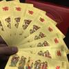 Billete de oro de 100 yuanes de Año Nuevo conmemorativo de cinco vías del Dios de la Riqueza de estilo chino, caja de regalo, regalo para festival, seguro, regalos vendidos