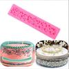 Atacado longo bolha pérola bolo renda decorativo silicone molde fondant mousse bolo borda molde