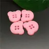 Venda Direta da Fábrica Botões de Urso de Plástico Coloridos Botões Cartoon em Formato de Animal de Quatro Olhos Acessórios para Roupas Infantis