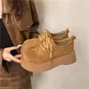 Zapatos Birkenstock de suela gruesa para mujer, nuevo modelo verano 2026, zapatos Birkenstock versátiles de cobertura total, zapatos pequeños retro de cuero, zapatos casuales de cordones de una sola pieza