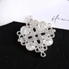 Nuevo Elemento Mongol Completamente Incrustado de Diamantes Nudo Auspicioso Mongol Accesorios Artesanía Tradicional Incrustada de Diamantes Fabricante de Accesorios de Moda Mayorista