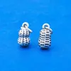 Nuevo Colgante de Cacahuete Retro de Plata Pura S999 de Tres Dimensiones, Cacahuete Pequeño para Joyería DIY, Pulsera, Accesorios de Plata