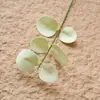 Folha de Eucalipto Pe Pequeno Galho Único Flor Artificial Fabricante Decoração de Casa Rosa Parede Flor Falsa Ins Buquê de Casamento
