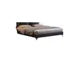 Luxo Leve Italiano Quarto Principal Cama Grande Moderna Simples Vela Borda Bolsa Macia Cama de Casamento Cama de Couro Quarto Principal Cama de Casal de Ponta