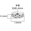 Cuentas de plata tailandesa 6-8-10mm espaciador redondo de cobre S925 plata pura hecho a mano DIY material para accesorios de cuentas