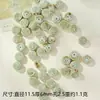 Cuentas Cerámicas de 12mm Hechas a Mano para Pulsera DIY, Collar, Aretes, Material para Bisutería, Accesorios de Joyería, Cuentas Planas para Estudiantes