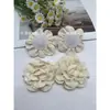 Flor de Rosa de Tela de Burbujas Arrugada de 7 CM Flor de Remolino Flor Hecha a Mano Tridimensional Flor DIY Faldas Zapatos Sombreros Bolsos Accesorios