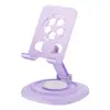 Soporte de escritorio para teléfono Macaron Giratorio 360 grados Oficina Transmisión en Vivo Soporte Perezoso para Teléfono Plegable Soporte Colorido