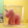 Estilo Boda Flor Eterna Unicornio Navidad Día de San Valentín Regalo Suministros para Floristería Oso Rosa de Espuma de Poliestireno