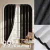Cortinas blackout com revestimento, padrão floral, design perfurado, dropshipping transfronteiriço e serviços de etiquetagem, best-sellers da Amazon SHEIN