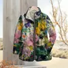 2025 Estação Independente Transfronteiriça TEMU Moda Feminina Acolchoado Algodão Roupas de Algodão Estampagem Digital Floral Roupas Femininas de Algodão
