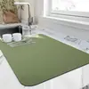 Tapete de drenaje para encimera de cocina, tapete aislante de calor para barra de café, tapete absorbente de tierra de diatomeas para fregadero, mantel individual resistente a las manchas, Amazon