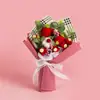 Ramos de Flores Tejidas Transfronterizos, Frutas de Hilo, Flores Artificiales, Regalos de San Valentín, Flores Eternas, Souvenirs para el Hogar del Día de San Valentín Chino