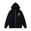 Sudadera con cremallera bordada Stussy x NK Cruzada Conjunto casual deportivo con felpa Juego de joggers holgados
