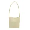 Bolsa de ombro casual de grande capacidade, novo estilo verão 2026, bolsa tote fofa estilo coreano nicho com estampa de estrela para mulheres