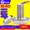 304 aço inoxidável T-Bolt padrão nacional T-parafuso parafuso T-groove M5 / M6 / M8 / GB37 fabricante de parafusos