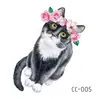Adesivos de Tatuagem Infantis Animais Pequenos Pet Desenho Animado Meninos e Meninas Fofos à Prova d'Água Temporários para Rosto Estoque Pronto Transfronteiriço