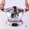 Olla de Acero Inoxidable Soporte Engrosado Rejilla para Cocinar al Vapor Base para Olla Soporte Multifuncional para Olla Estante Redondo Impermeable Aislante del Calor para Almacenamiento de Sartén