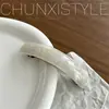 Otoño e invierno japonés Corea del Sur chic francés elegante brillante Oval curvo retro clip de resorte de acetato pasador para coleta para mujeres