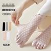 Calcetines de cinco dedos para exportación de comercio exterior, calcetines cortos de verano para mujer, medias huecas ultrafinas, calcetines náuticos, calcetines desodorantes con dedos absorbentes del sudor