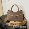 Bolsa de Mão Vintage Popular para Comércio Exterior 2026 Nova Tendência Texturizada Mais Vendida Feminina Crossbody Tote Bag