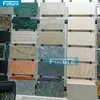 Láminas de Mármol Natural, Muestra Disponible: Travertino de 15*15 en Blanco, Negro, Gris, Marrón, Tonos Oscuros y Claros para Muebles, Cubiertas de Mesa de Comedor y Piedra para Paredes