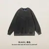 Sudadera con capucha unisex de peso pesado, cuello redondo, forro polar, 350 g, lavada, manga larga, holgada, para otoño e invierno, marca de moda, talla grande, personalizada