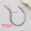 Nuevo brazalete geométrico ovalado triangular de plata de alta venta transfronteriza europea y americana para mujer, simple, de lujo ligero, versátil, joyería de alta gama