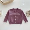 Bebê Menina Cardigan de Malha Jaqueta Malha Princesa Saia Conjunto de Duas Peças Primavera e Outono Bebê Roupas Infantis Saia terno
