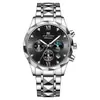 Reloj para Hombre Va Va Voom Resistente al Agua Moda Diseño Rombo Calendario Negocios Tendencia Reloj para Hombre Venta al por Mayor 2733