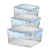 Venta al por mayor del fabricante Caja de plástico transparente sellada para conservar la frescura en la cocina Caja de almacenamiento de alimentos Caja para conservar la frescura en el refrigerador