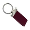 Llavero de Cuero Personalizado Llavero en Varios Colores, Moderno, Sencillo y Versátil, Nuevo Regalo Creativo de Aleación de Zinc