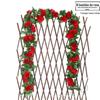 Rattan Rosa Artificial Flor Artificial Trepadeira Cobertura de Ar Condicionado de Sótão Enrolamento de Tubo de Água Decoração de Teto Flor Trepadeira Atacado