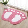 Tapete de Chão Absorvente com Patas Grandes Fofas Tapete de Entrada de Porta de Quarto Tapete Antiderrapante para Banheiro Tapete de Porta para Box de Banheiro