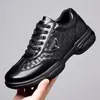 Zapatos Casuales para Hombre, Zapatos de Cuero para Negocios, Modelos de Primavera y Otoño con Suela Suave, Nuevos Zapatos de Cuero para Negocios de Estilo Coreano Transpirables para Hombre