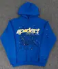 Sudadera Sp5Der de Moda Más Vendida en el Extranjero, Corte Holgado Estilo Americano, Forro Polar, Sudadera con Capucha de Telaraña de Espuma, Stock Listo de Fábrica