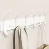 Ganchos de pared de doble fila para venta al por mayor de fabricantes para sala de estar, dormitorio, balcón y tienda de ropa