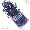 Amazon nota Música 12 colores mezclados maquillaje de uñas lentejuelas purpurina set joyería de uñas diamantes pegatinas para uñas