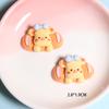Nuevas Galletas de Oso Brillante de Dibujos Animados DIY Pegamento en Crema Funda para Teléfono Pasador para el Cabello Creativo Joyería Accesorios de Resina