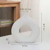 Vaso de Cerâmica Estilo Escandinavo Ins Vaso Círculo Enfeites Criativos para Casa Sala de Estar Artesanato de Cerâmica Enfeites Transfronteiriços