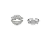 Anillo Nuevo de Estilo Chino Nacional con Diamante Brillante y Diseño de Huevo de Paloma, Elegante y Sofisticado, Lujo de Gama Alta de Nicho, Anillo Exquisito y Desmontable