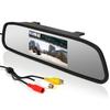 Espelho Retrovisor HD de 4,3 polegadas para Ré de Carro, Display de Carro, Entrada Bidirecional, 9-24V, Pequeno Display Universal
