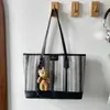 2026 Verano Casual Arcoíris Tejido Nueva Moda Personalizado Bloque de Color Casual Gran Capacidad Bolso de Hombro Debajo del Brazo