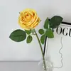 Produto Novo Transfronteiriço Toque Francês Fita Flor Artificial Rosa Arranjo de Flores para Casamento Decoração de Hotel para Feriados Flor Artificial