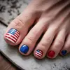 Adesivos de Unha do Pé Elegantes e que Realçam a Pele, Venda Quente Transfronteiriça, Adesivos de Unha do Pé Removíveis, Unhas para Pés para Venda no Atacado